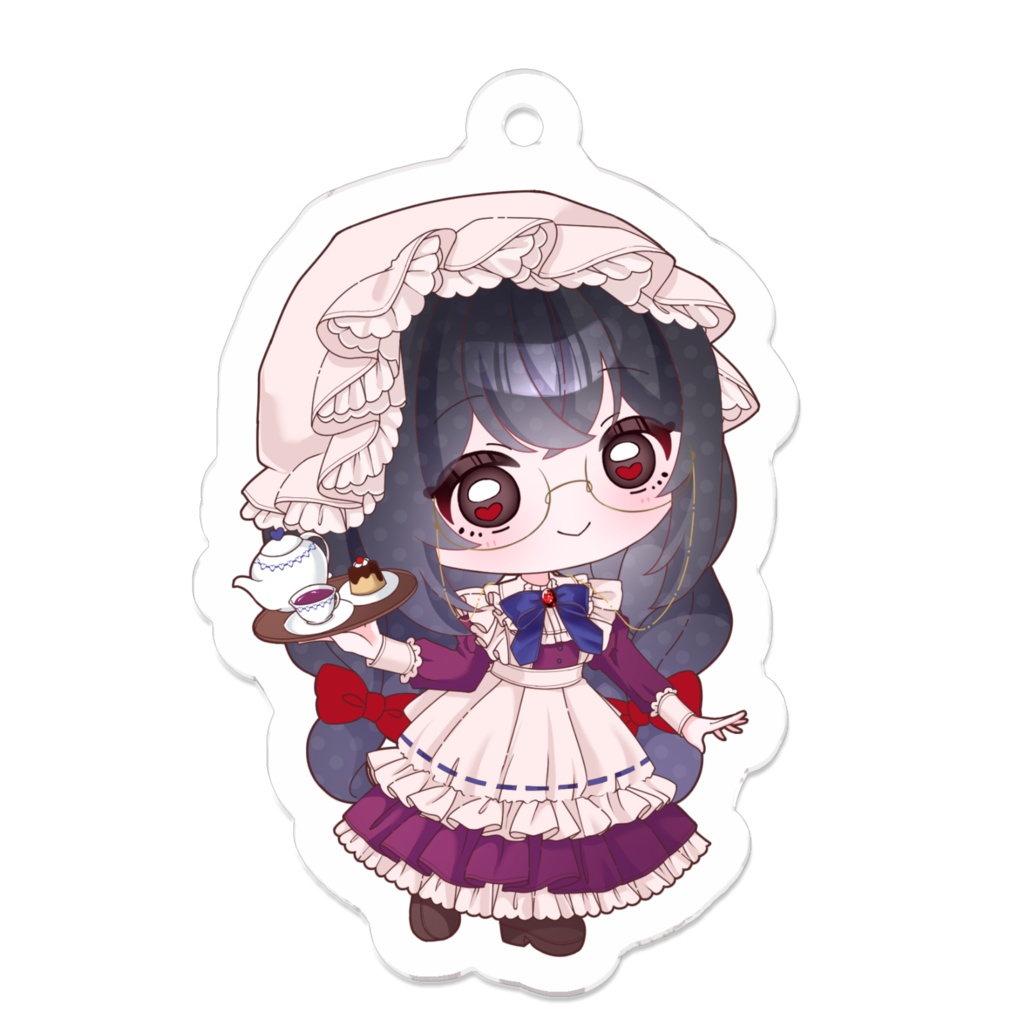 憑纏メイドアクリルキーホルダー
