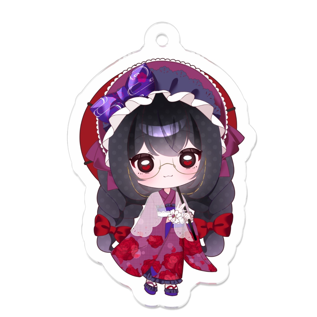 憑纏振袖SDアクリルキーホルダー