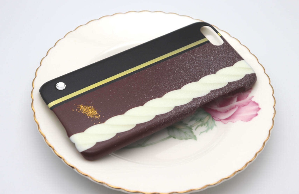 チョコケーキのスマホケース(Aタイプ)
