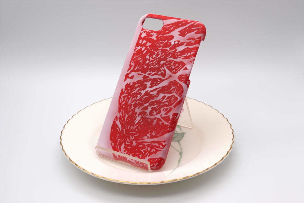 肉 スマホケース