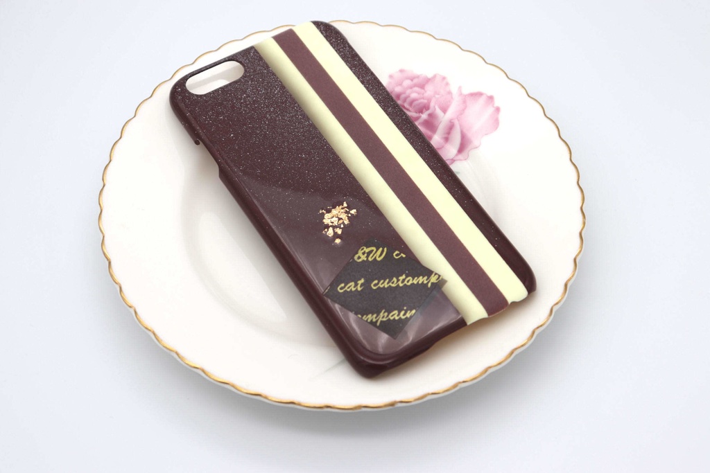 チョコケーキのスマホケース(Bタイプ)