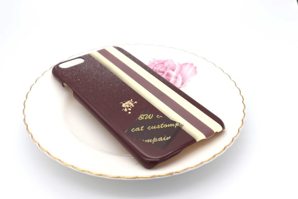 チョコケーキのスマホケース(Bタイプ)