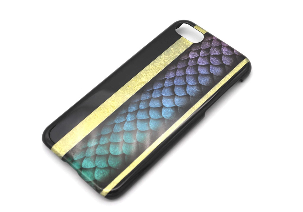 龍鱗のスマホケース(紫青龍)