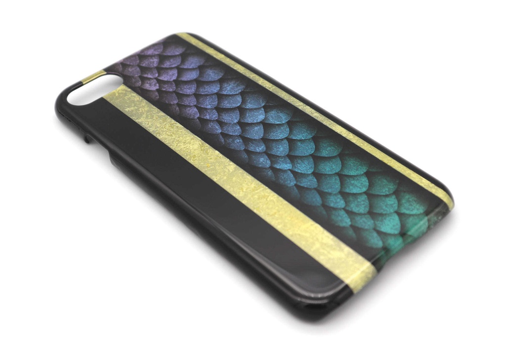 龍鱗のスマホケース(紫青龍)