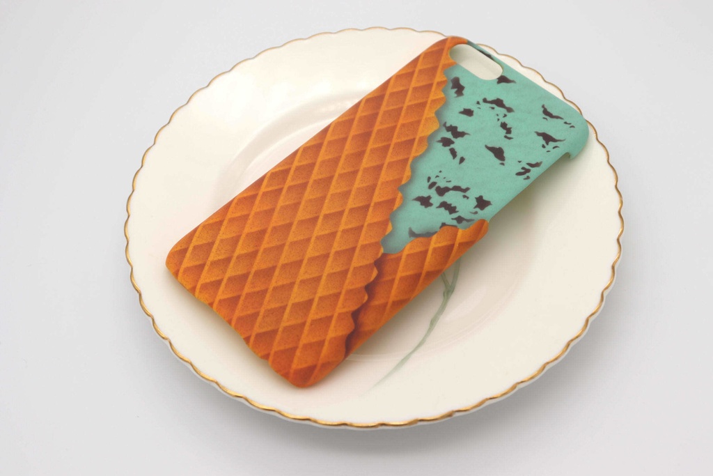 チョコミントアイスのスマホケース