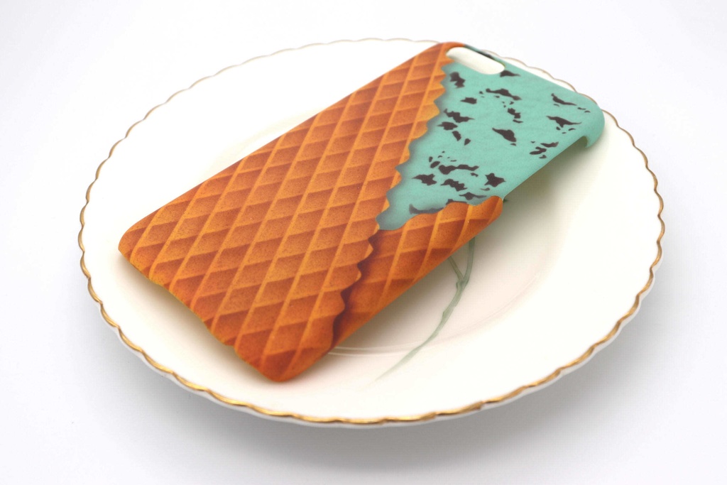 チョコミントアイスのスマホケース