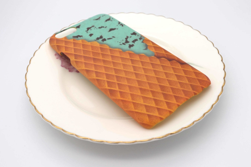 チョコミントアイスのスマホケース