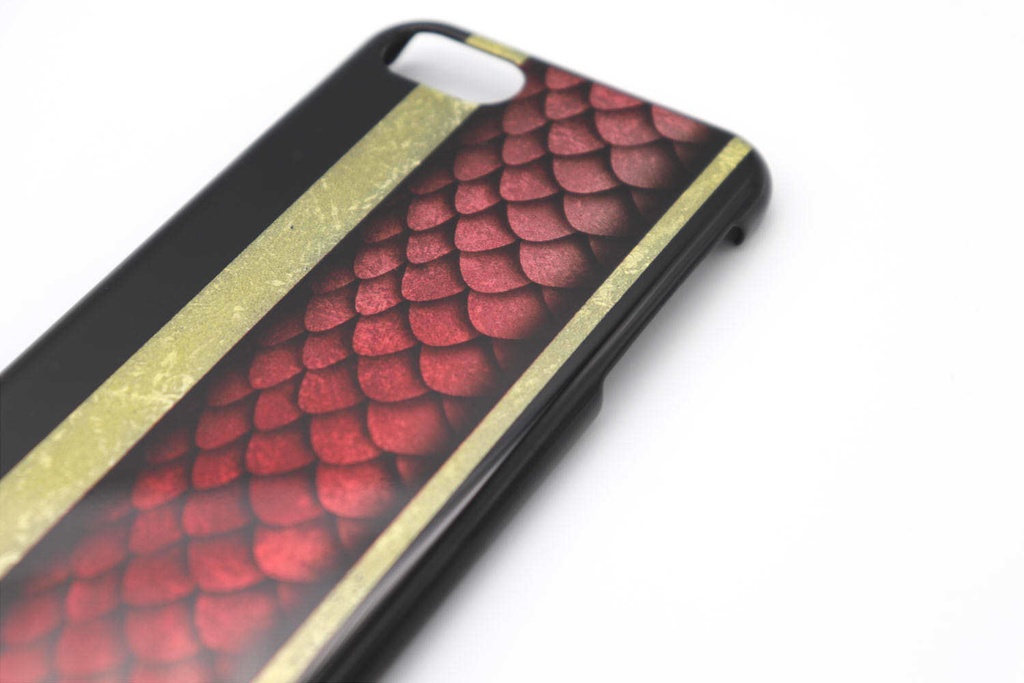 龍鱗のスマホケース(紅龍)