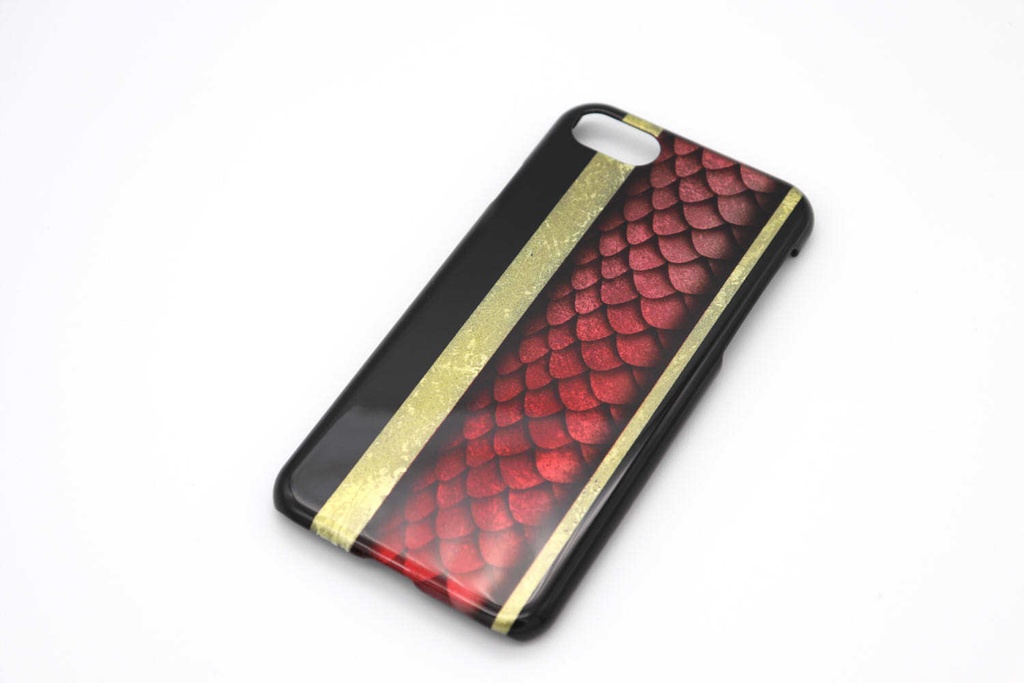 龍鱗のスマホケース(紅龍)