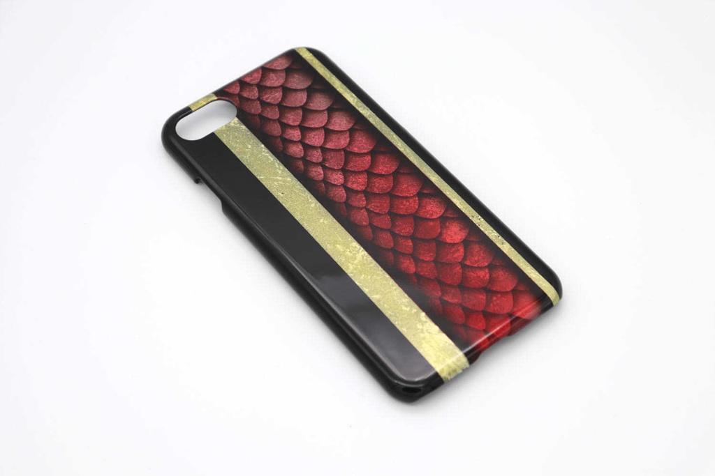 龍鱗のスマホケース(紅龍)