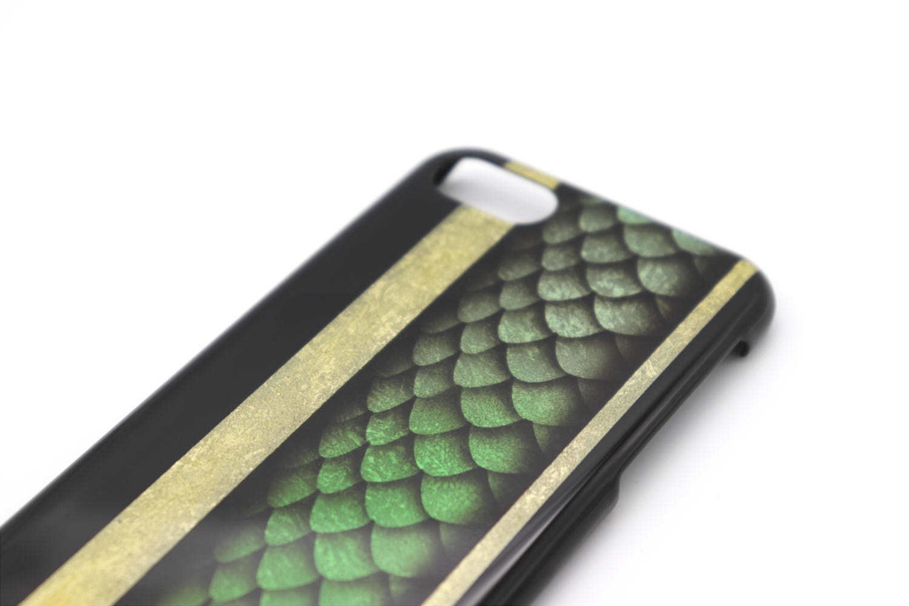 龍鱗のスマホケース(緑龍)
