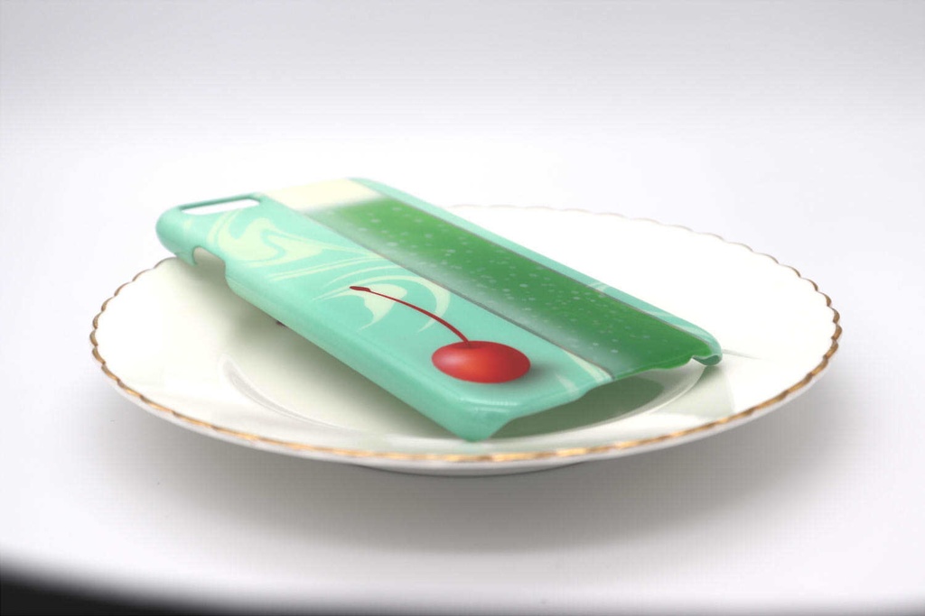 クリームソーダのスマホケース