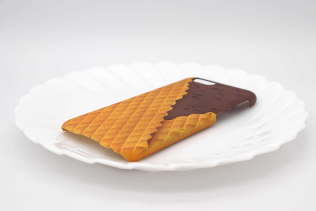 チョコチップチョコアイスのスマホケース