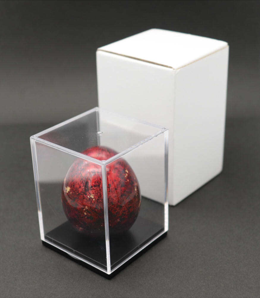 塗装卵(ラップペイント・レッド)