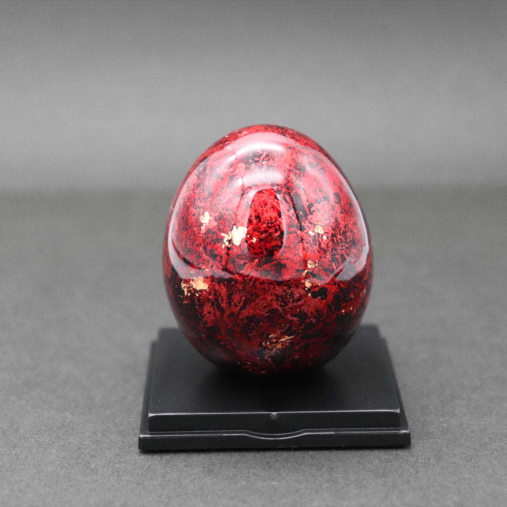 塗装卵(ラップペイント・レッド)