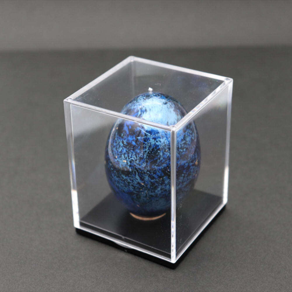 塗装卵(ラップペイント・ブルー)