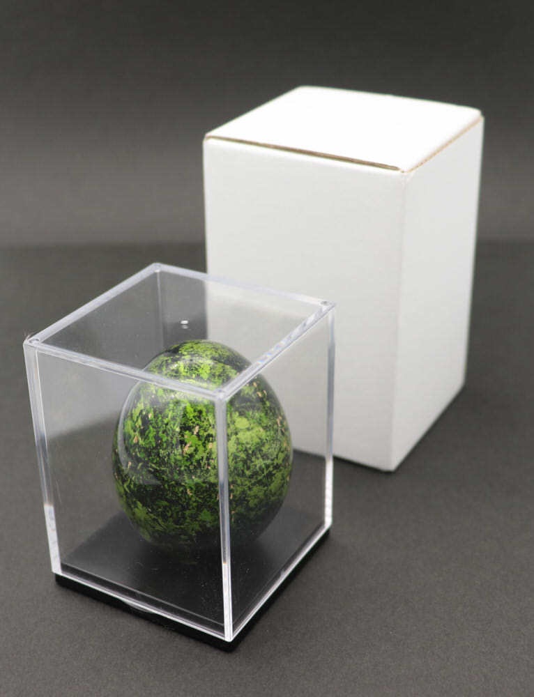 塗装卵(ラップペイント・グリーン)