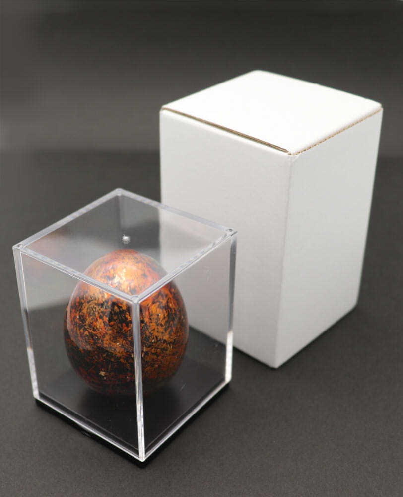 塗装卵(ラップペイント・オレンジ)