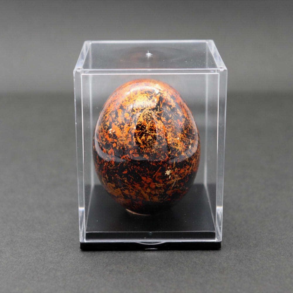 塗装卵(ラップペイント・オレンジ)