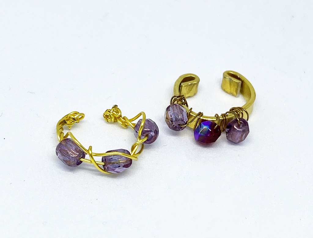 アラバスターロック　イヤカフ(2種類)