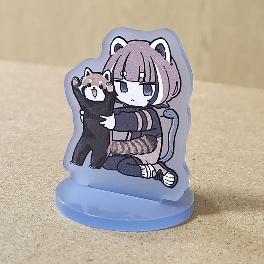 ぬえとレッサーパンダ　ミニアクリルスタンド