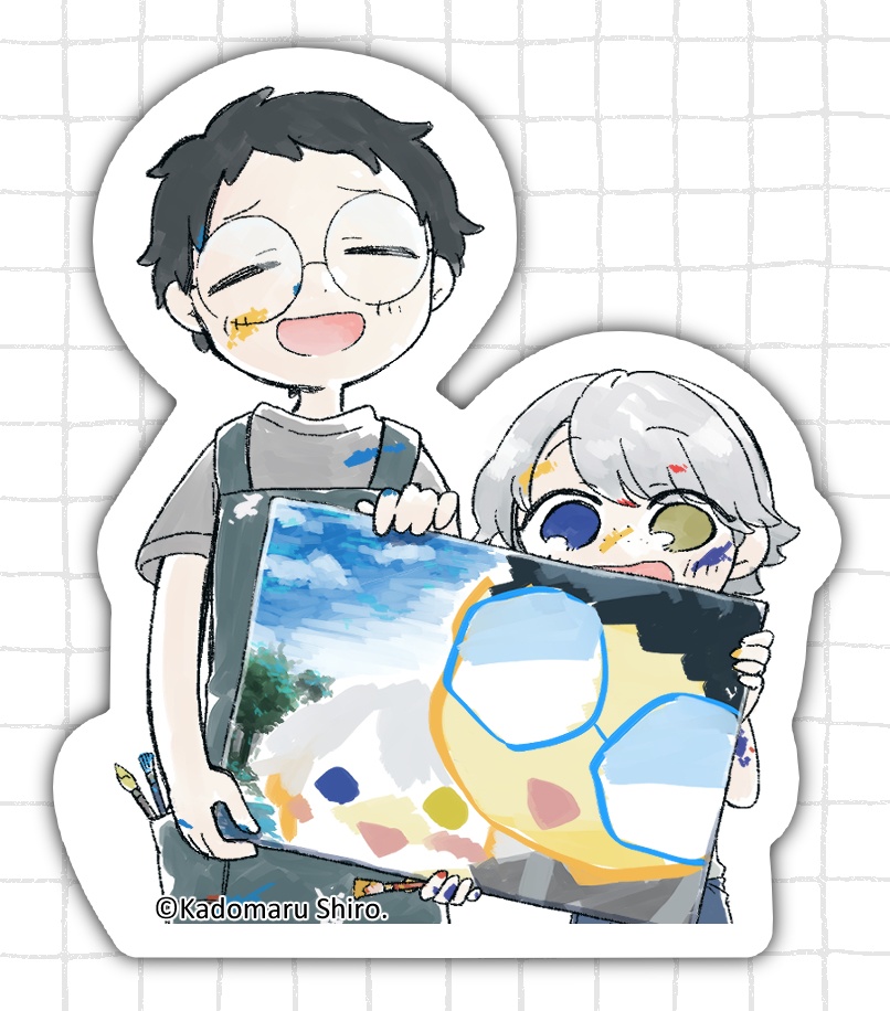 ダイカットステッカー(3種)