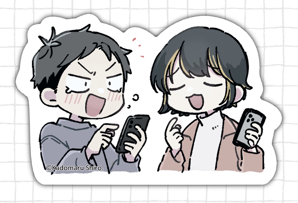 ダイカットステッカー(3種)