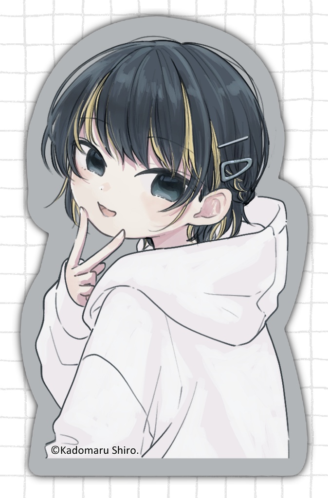 ダイカットステッカー(3種)