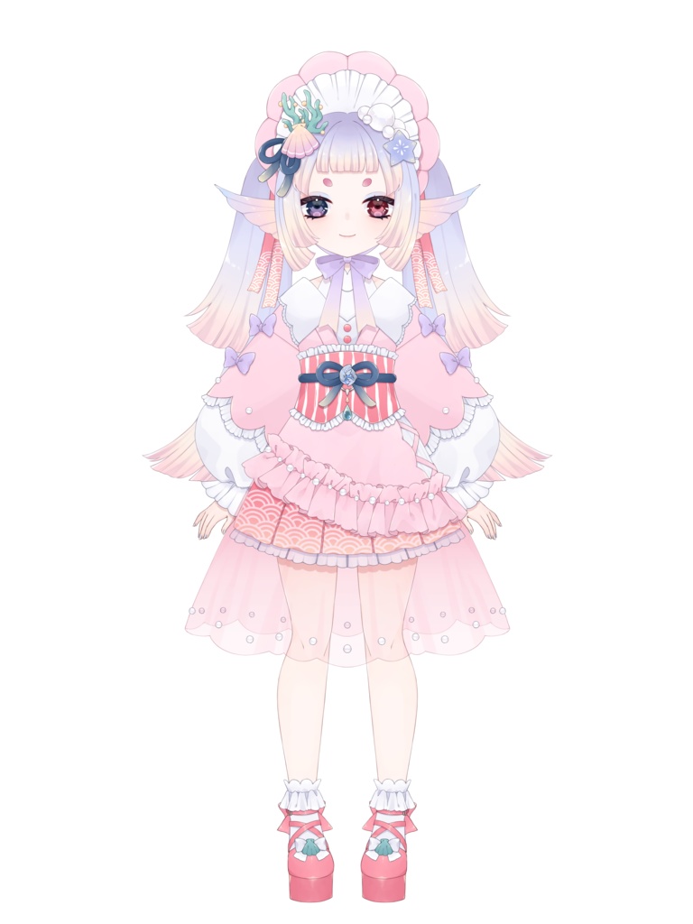 【限定1点/パーツ分け済PSD】海子ちゃん