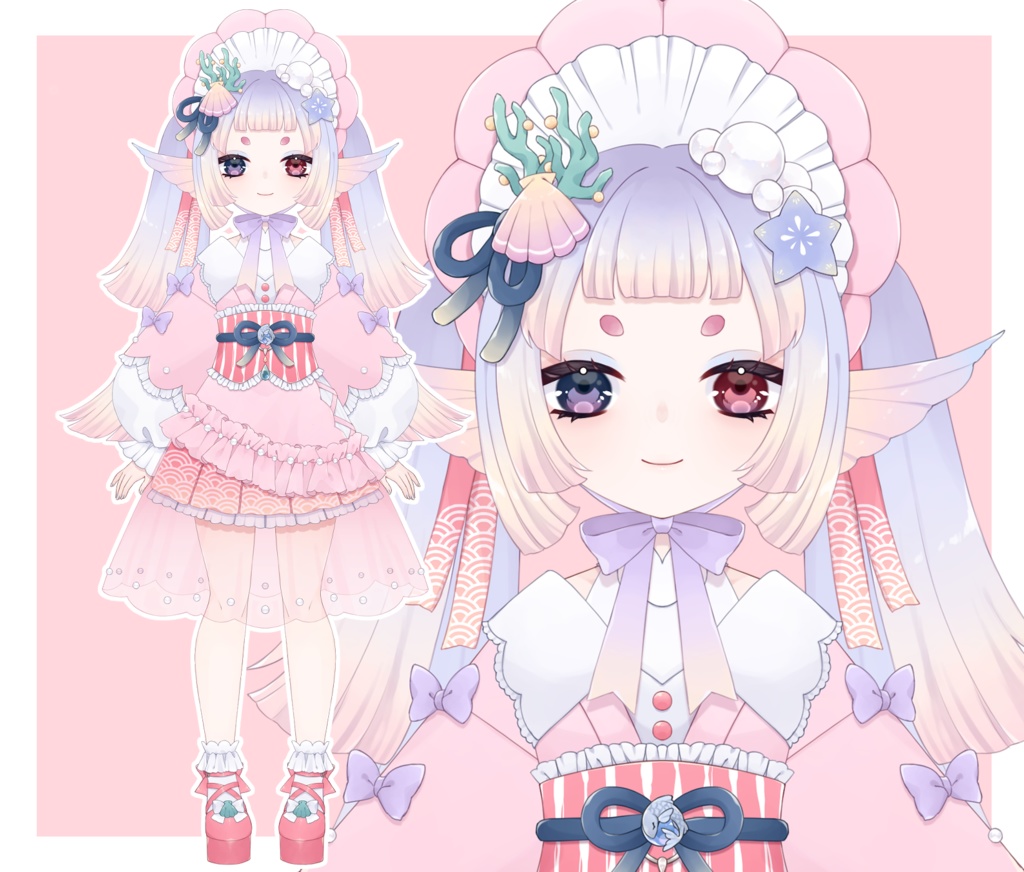 【限定1点/パーツ分け済PSD】海子ちゃん