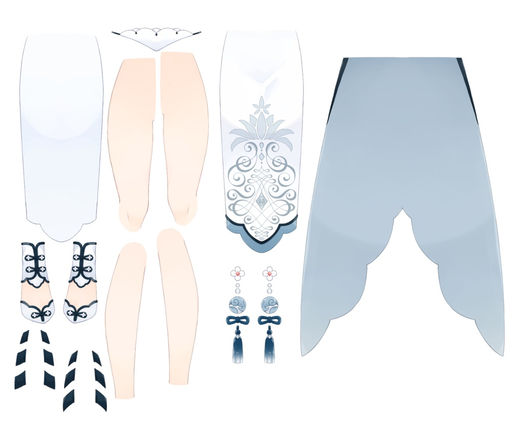 【限定1点/パーツ分け済みPSD】棉花ちゃん