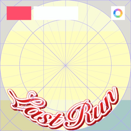 【フリー素材】Last Run筆記体ロゴ 9色