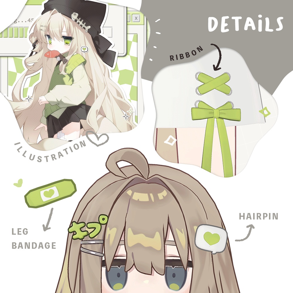 【キプフェル対応】Ribbon Shirt(FREE)