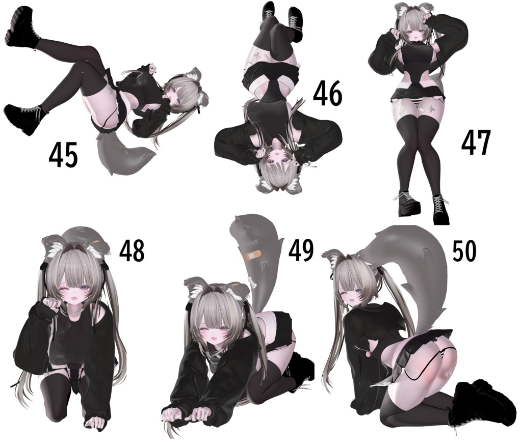 Milltinaポーズ集 50種類♥