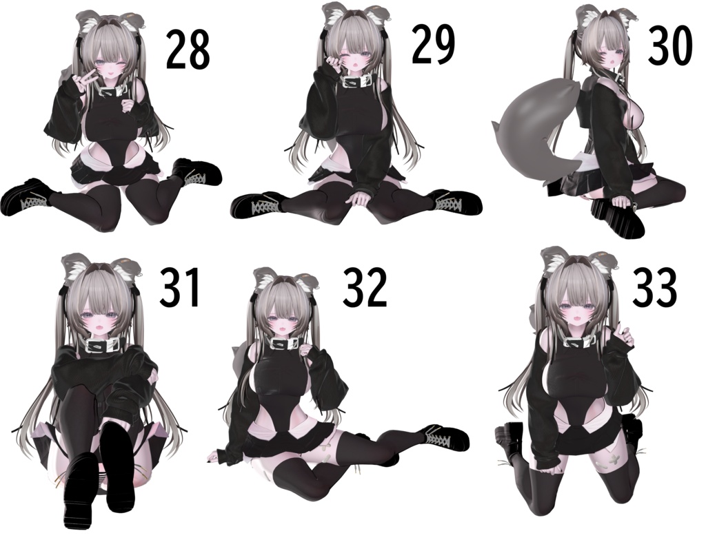 Milltinaポーズ集 50種類♥