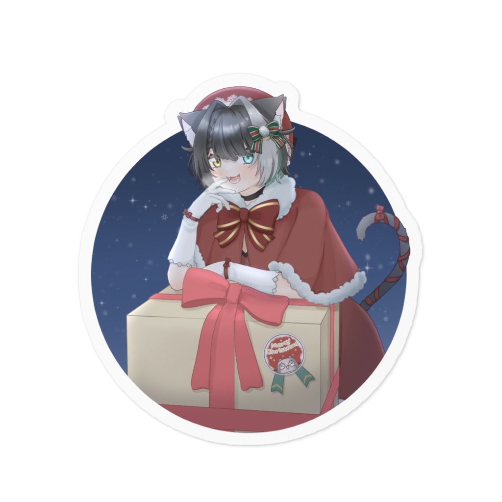 鍋乃ねこち X'masデザインステッカー