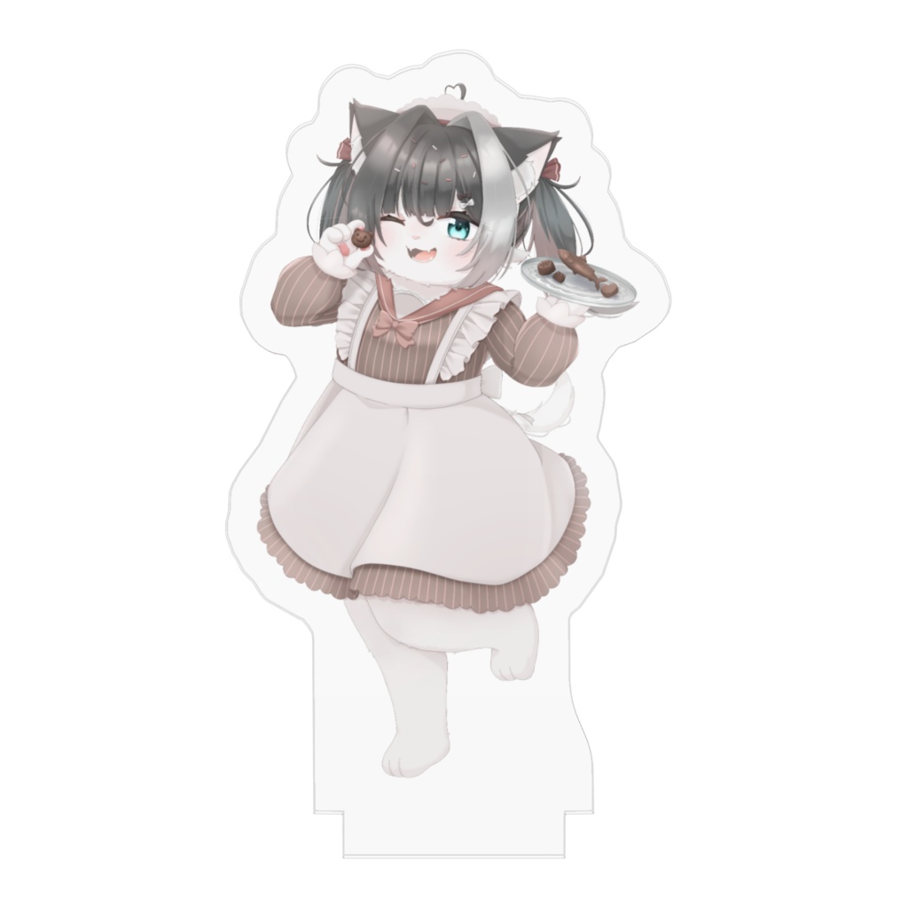 鍋乃ねこちアクリルフィギュア -バレンタインver.-