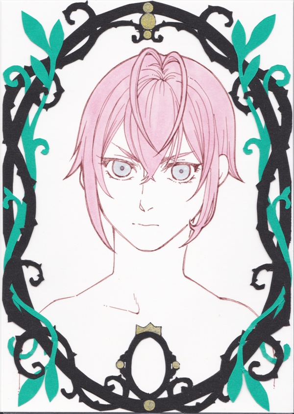 自作イラスト　ツイステ　リドルA