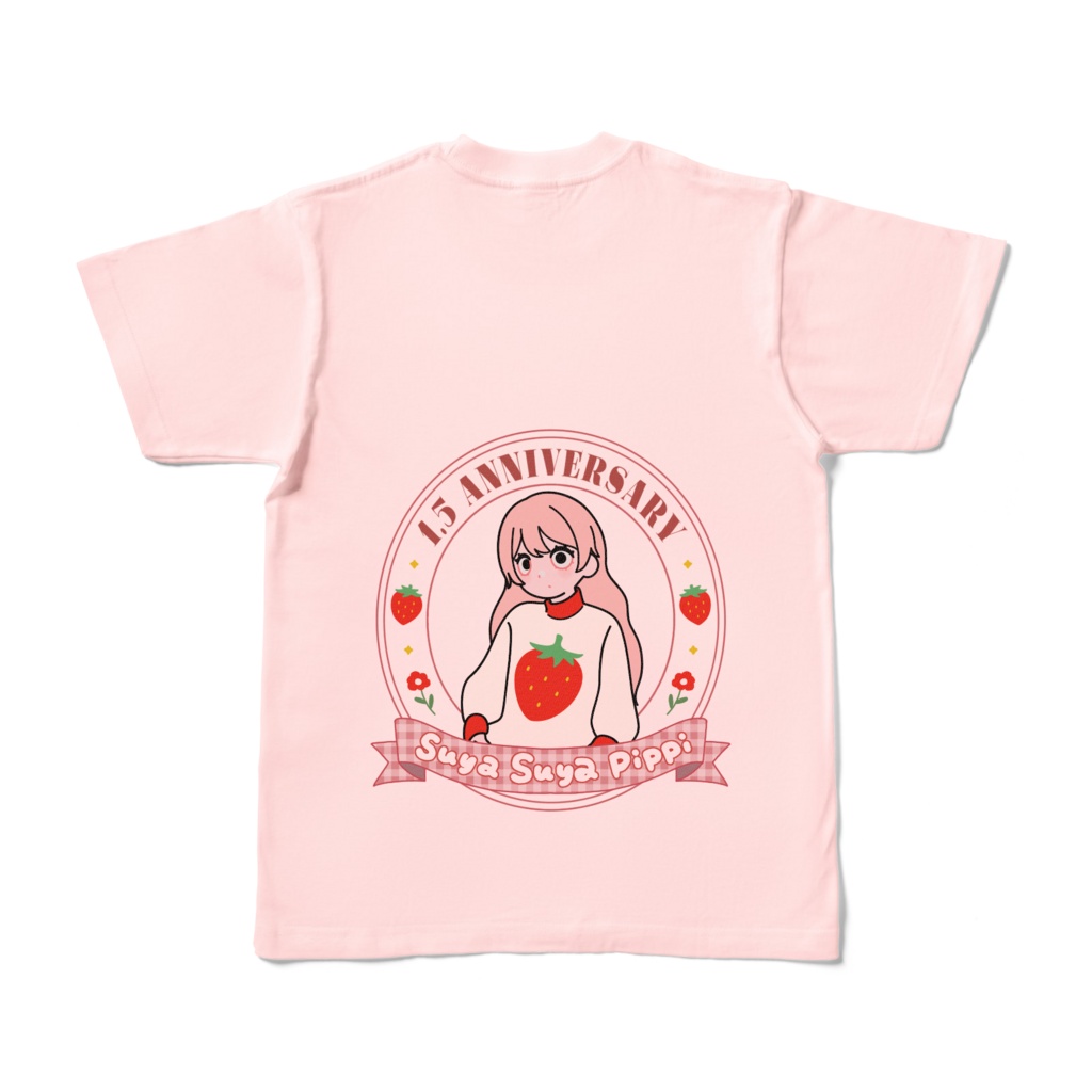 ぴんくすやすやぴっぴTシャツ