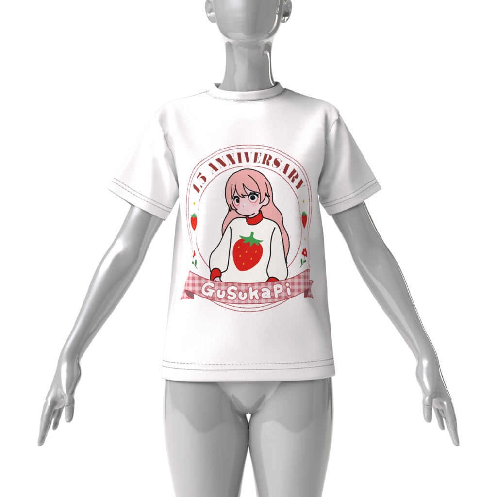 ビッグシルエットまるぐすかぴTシャツ