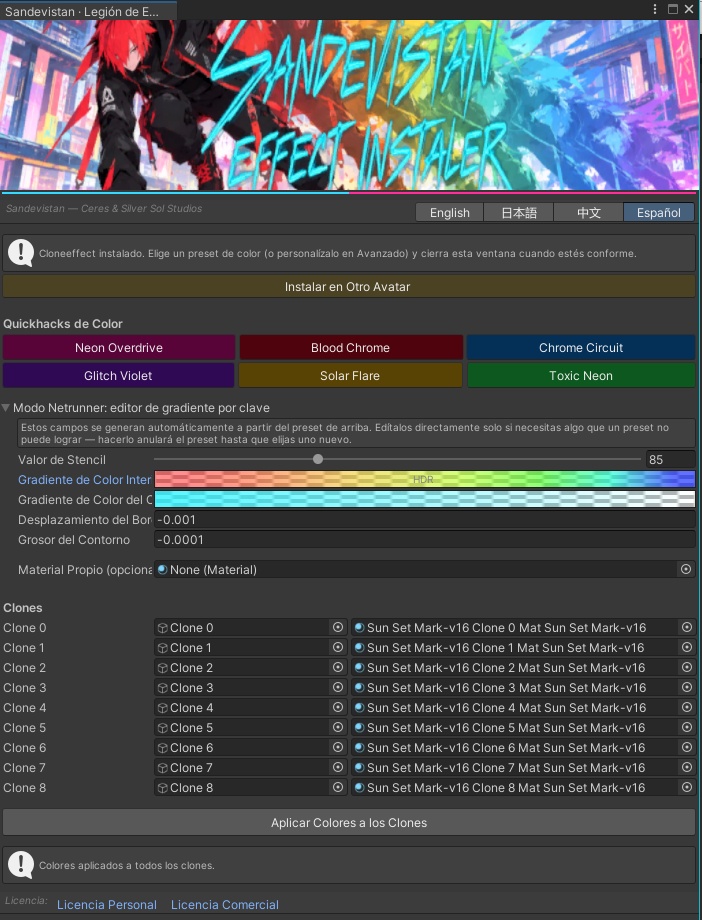 Sandevistan Clone Effect Instaler
