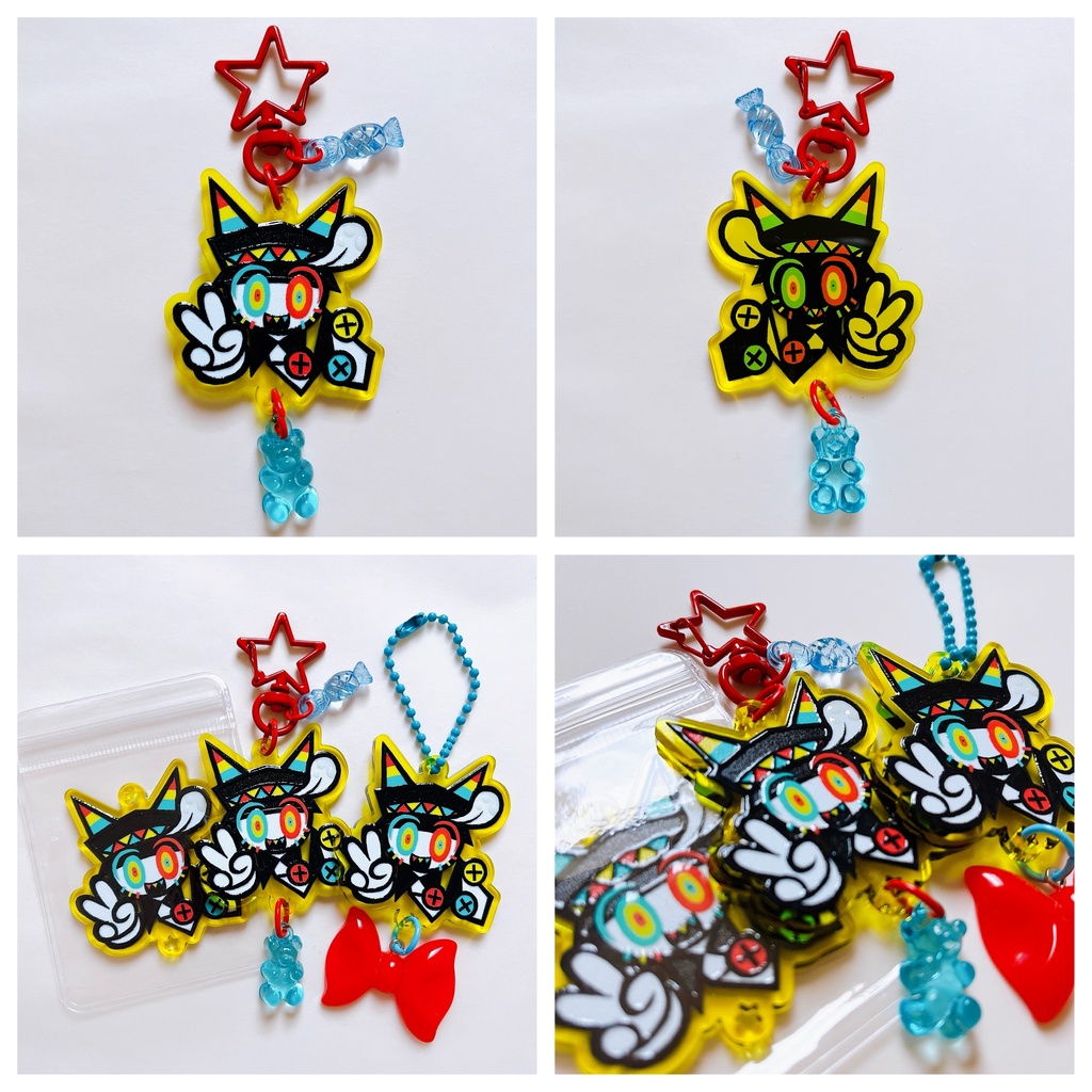 特注!アクリルキーホルダー⚠受注生産