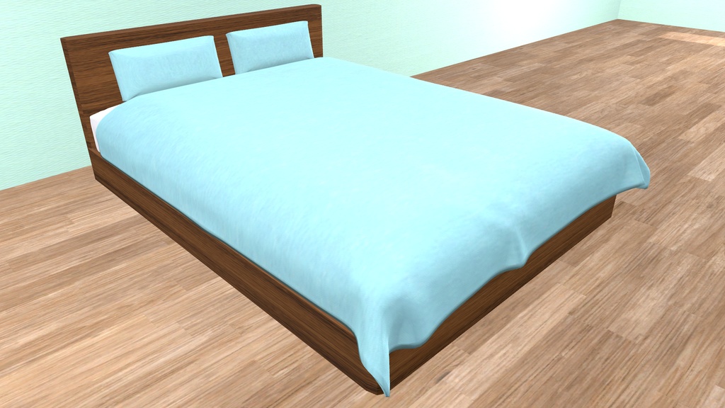 VRChat想定　シンプルベッド