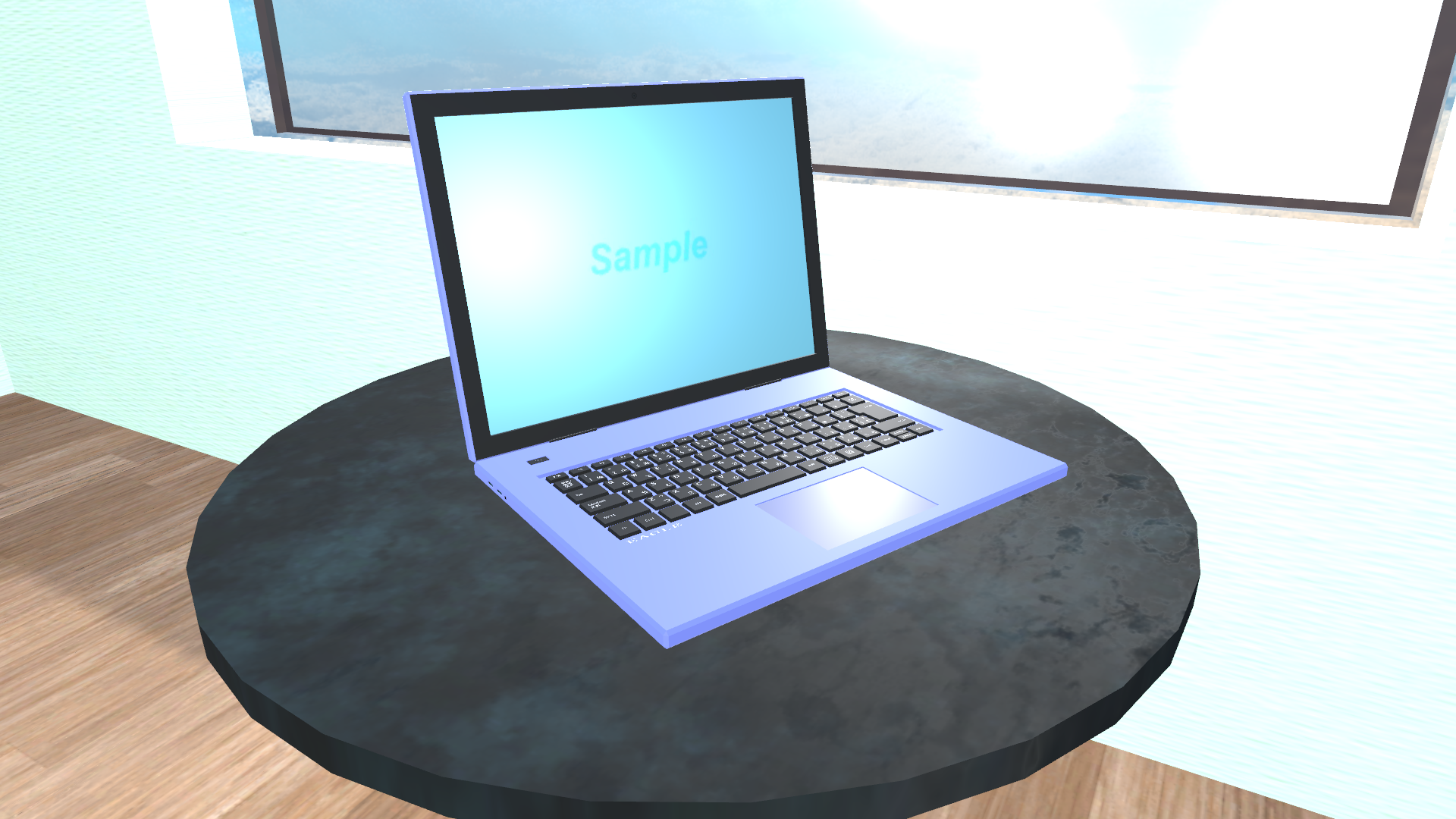 VRChat想定　ノートパソコン