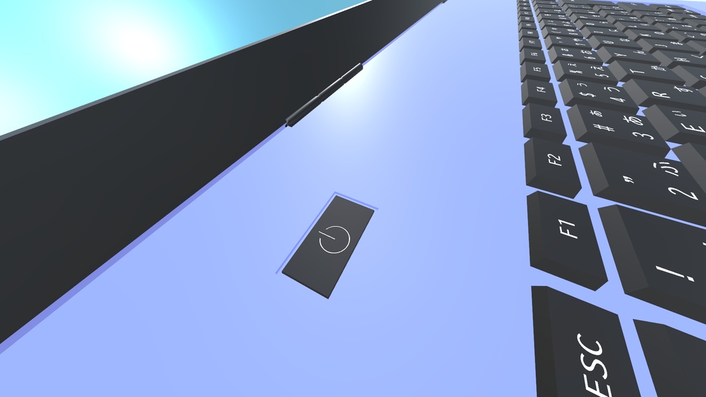 VRChat想定 ノートパソコン