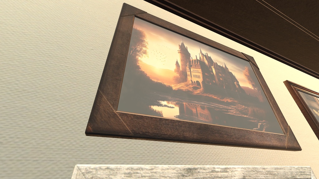 VRChat想定 額縁(6枚)