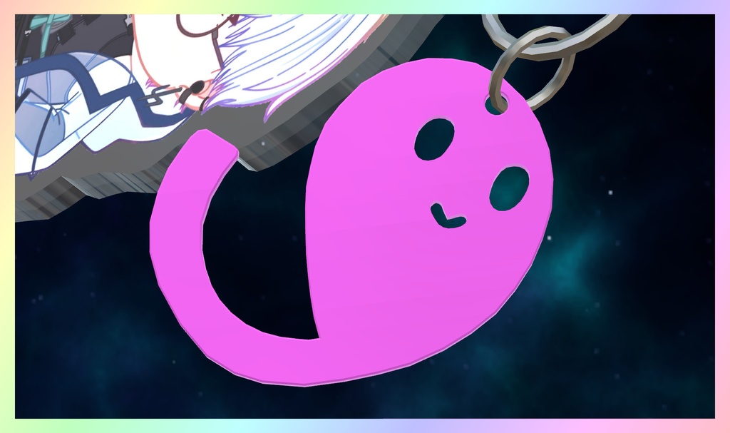 VRChat想定 アクリルキーホルダー(ゆめりくん)