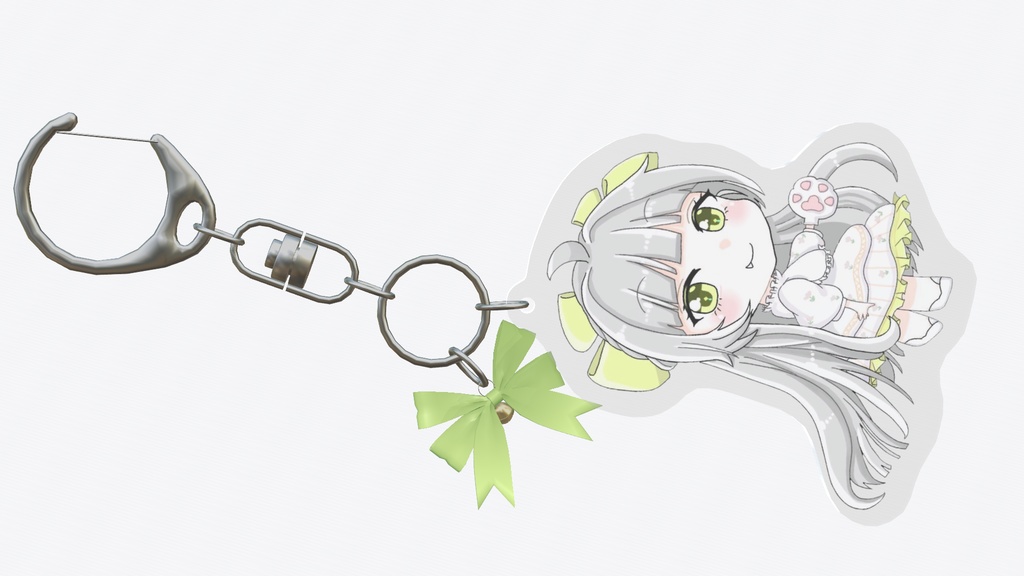 VRChat想定 アクリルキーホルダー(懐芽育音)