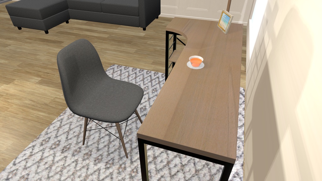 VRChat想定 デスクセット