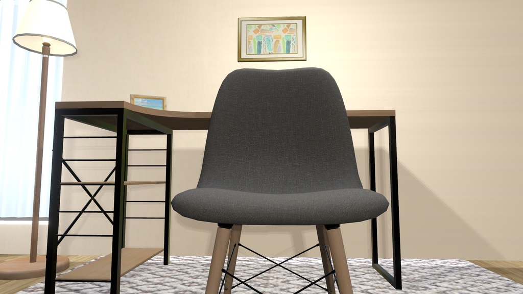 VRChat想定 デスクセット